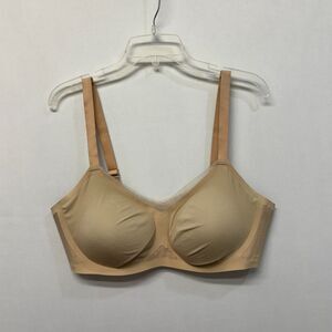 Honeylove Crossover Bra 1X (40 C/D) Wireless Mesh Adjustable Beige C018 -20